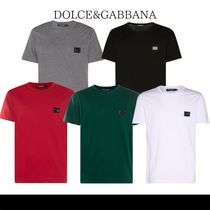 関税込★VIP価格【Dolce & Gabbana】Tシャツロゴプレート