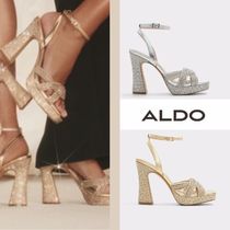 ALDO【アルド】ライトストーン×ストラップ厚底サンダル