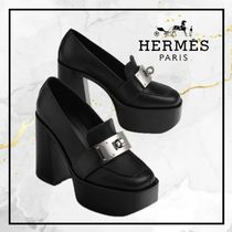 ロリータな厚底が可愛すぎる♪【HERMES】パンプス ヒール 70