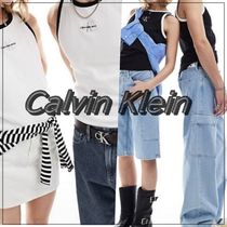 Calvin Klein☆Jeans モノロゴ リンガー タンクトップ