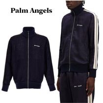 関税込【Palm Angels】ロゴ リネン トラックジャケット ジャージ