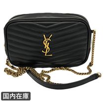 Saint Laurent  LOU mini YSLロゴ レザーショルダーバッグ