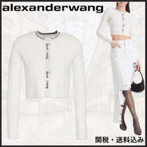 ★ALEXANDER WANG★ストレッチニット クロップド カーディガン