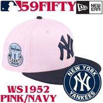 【US限定】NEW ERA 59FIFTY New York Yankees  WS1952 Pink/Navy