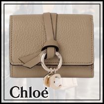 Outlet【Chloe】クロエ☆Alphabet Argil Brown Mini 三つ折 財布