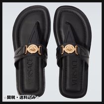 [VERSACE] メドゥーサ レザー トング サンダル