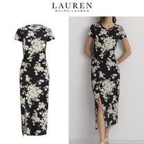 関税,送料無料 Lauren Ralph Lauren 花柄 タイトワンピース