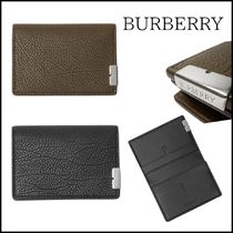 国内買付【BURBERRY】Bカット バイフォールド カードケース