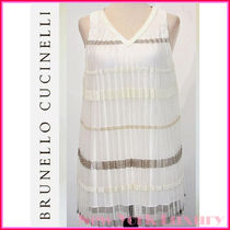 BRUNELLO CUCINELLI★素敵！Sequin-Embellished-Stripes Top