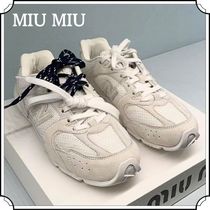 MiuMiu ミュウミュウ New Balance スエード メッシュ スニーカー