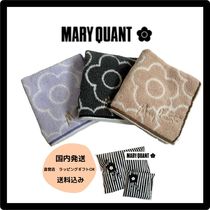 【MARY QUANT】刺繍 ロゴ マリークワントデイジー ハンドタオル