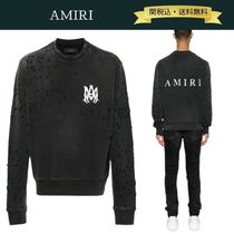 【関税・送料込】AMIRI ショットガンモノグラムスウェットシャツ