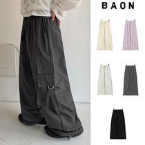 【BAON】Dyoku cut banding string cargo pants