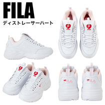 FILA(フィラ) スニーカー 人気☆FILA ディストレーサーハート 厚底スニーカー 直営店買付