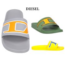 関税送料込【DIESEL】ロゴ サンダル