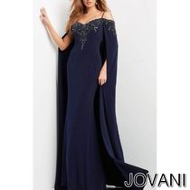 JOVANI（ジョバーニ）SALE 装飾 ケープ エンベリッシュドレス