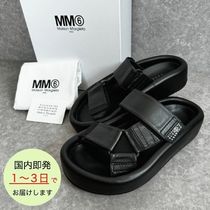 【夏のコーデをワンランクUP】MM6 レザー スリッポン サンダル