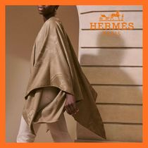 送料無料♪極上の肌触り【HERMES】 ポンチョ New Libris