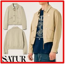 ★韓国の人気★【SATUR】★Teo Cotton Collar Short Jacke.t★