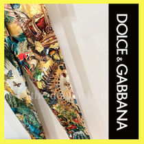 DOLCE&GABBANA 柄 コットン パンツ