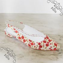 関税込 Manolo Blahnik SAWRA スリングバック フラット パンプス