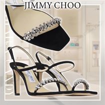 【24SS NEW】Jimmy Choo_woman / Meira ラインストーン サンダル