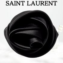 SAINT LAURENT*高級感を極める最高の逸品*サテンブローチ