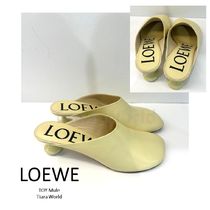 LOEWE◆TOY Mule トーイ ミュール 可愛いパステルイエロー