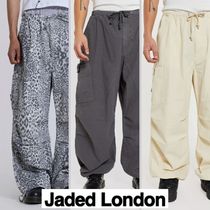 Jaded London ソリッドカラーカーゴパンツ ドローストリング