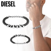 国内直営**DIESEL**　ツートーン　チェーンブレスレット