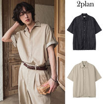 【2plan】Annclean string denim shirt