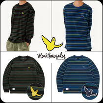 [MARK GONZALES] ★ ANGEL WAPPEN MULTI STRIPE L/S TEE