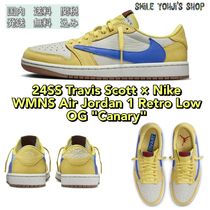 Travis Scott × Nike WMNS Air Jordan 1 Retro Low OG "Canary"