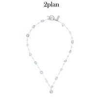 【2plan】24SS★ [LAN ARCHIVE] Clear Beaded Chain Necklace