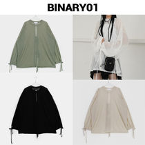 ★2024SS新作★BINARY01★RENE BACK RIBBON T-SHIRT