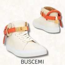 ☆VIP価格☆【BUSCEMI】100MM ハイトップスニーカー オレンジ m