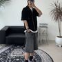 SATiiiZ デニム・ジーパン 【SATIIIZ】Carton Patch Carpenter Bermuda Pants(2)