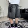 SATiiiZ デニム・ジーパン 【SATIIIZ】Carton Patch Carpenter Bermuda Pants(4)