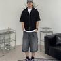 SATiiiZ デニム・ジーパン 【SATIIIZ】Carton Patch Carpenter Bermuda Pants(9)