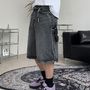 SATiiiZ デニム・ジーパン 【SATIIIZ】Carton Patch Carpenter Bermuda Pants(11)