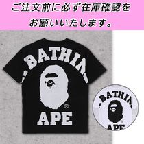 国内配送★A BATHING APE★BIG COLLEGE TEE 2色バックプリント◎