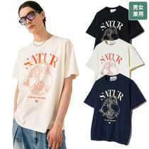 ★SATUR★送料込★Capri Citron Drawing Summer Graphic T-Shirt