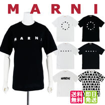 最短翌日お届け MARNI Tシャツ キッズ 大人もOK コットン ロゴT