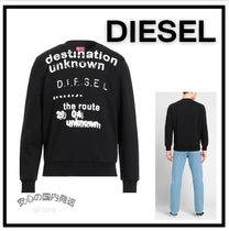 DIESEL ロゴ クルーネック スウェット 長袖 国内配送 関税込