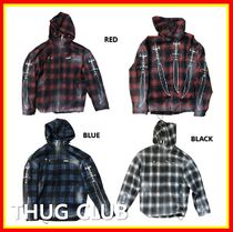[THUG CLUB] Arab Sword Flannel Zip-up/追跡付
