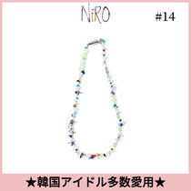 韓国人気 [NIRO] CRYSTAL n BEADS MiX NECKLACE #14