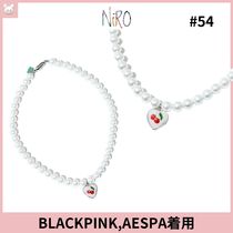 ブルピン エスパ着用 [NIRO] CHERRY HEART PEARL NECKLACE #54