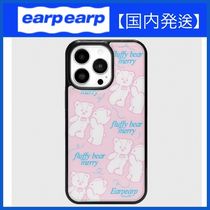 EARPEARP◆EPOXY CASE◆fluffy bear merry pink◆iPhone/Galaxy