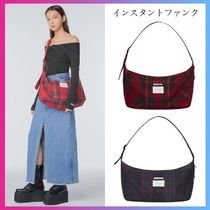 INSTANTFUNK Check cross bag チェック ショルダーバッグ