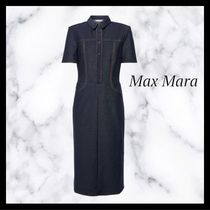 【Maxmara】ファロ ジャージー製ミディドレス シャツワンピース